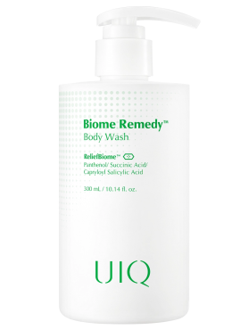 UIQ Мягкий обновляющий гель для душа с постбиотиками и LHA-кислотой Biome Remedy Body Wash 300 мл
