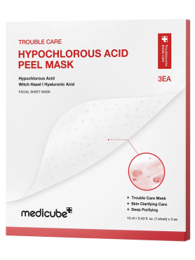 Medicube Отшелушивающая пилинг-маска для проблемной кожи Hypochlorous Acid Peel Mask 13 мл х 3 шт