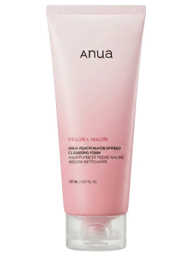 Anua Очищающая пенка для умывания с персиком Peach Niacin Spread Cleansing Foam 150 мл