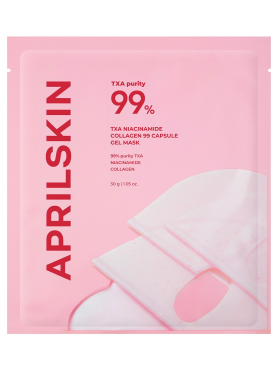 APRILSKIN Осветляющая гидрогелевая маска с транексамовой кислотой для сияния кожи TXA Pink Capsule Overnight Gel Mask 30 гр