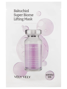 Vely Vely Лифтинг-маска с бакучиолом Bakuchiol Super Biome Lifting Mask 20 гр