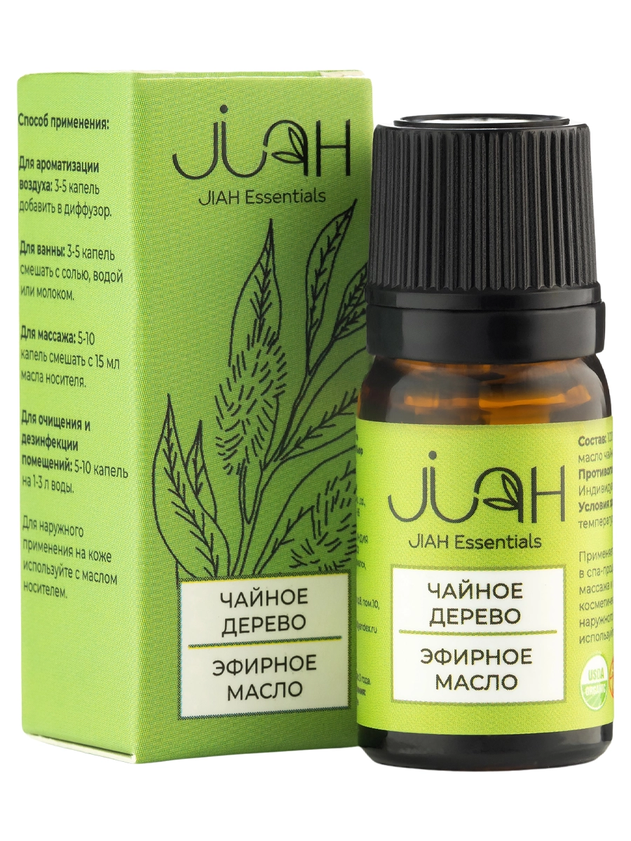 JIAH Essentials Эфирное масло «Чайное дерево» 10 мл