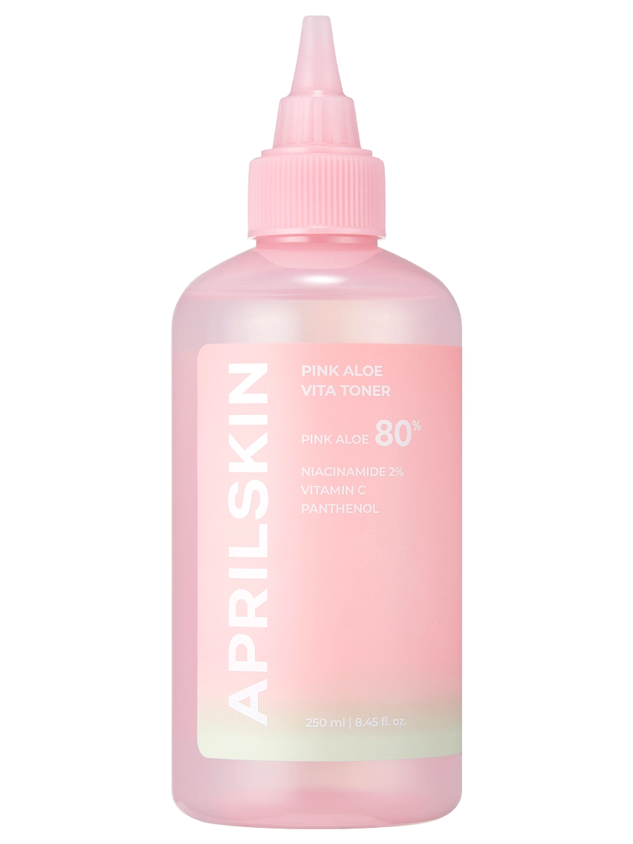 APRILSKIN Успокаивающий тонер с розовым алоэ и ниацинамидом Pink Aloe Vita Toner 250 мл