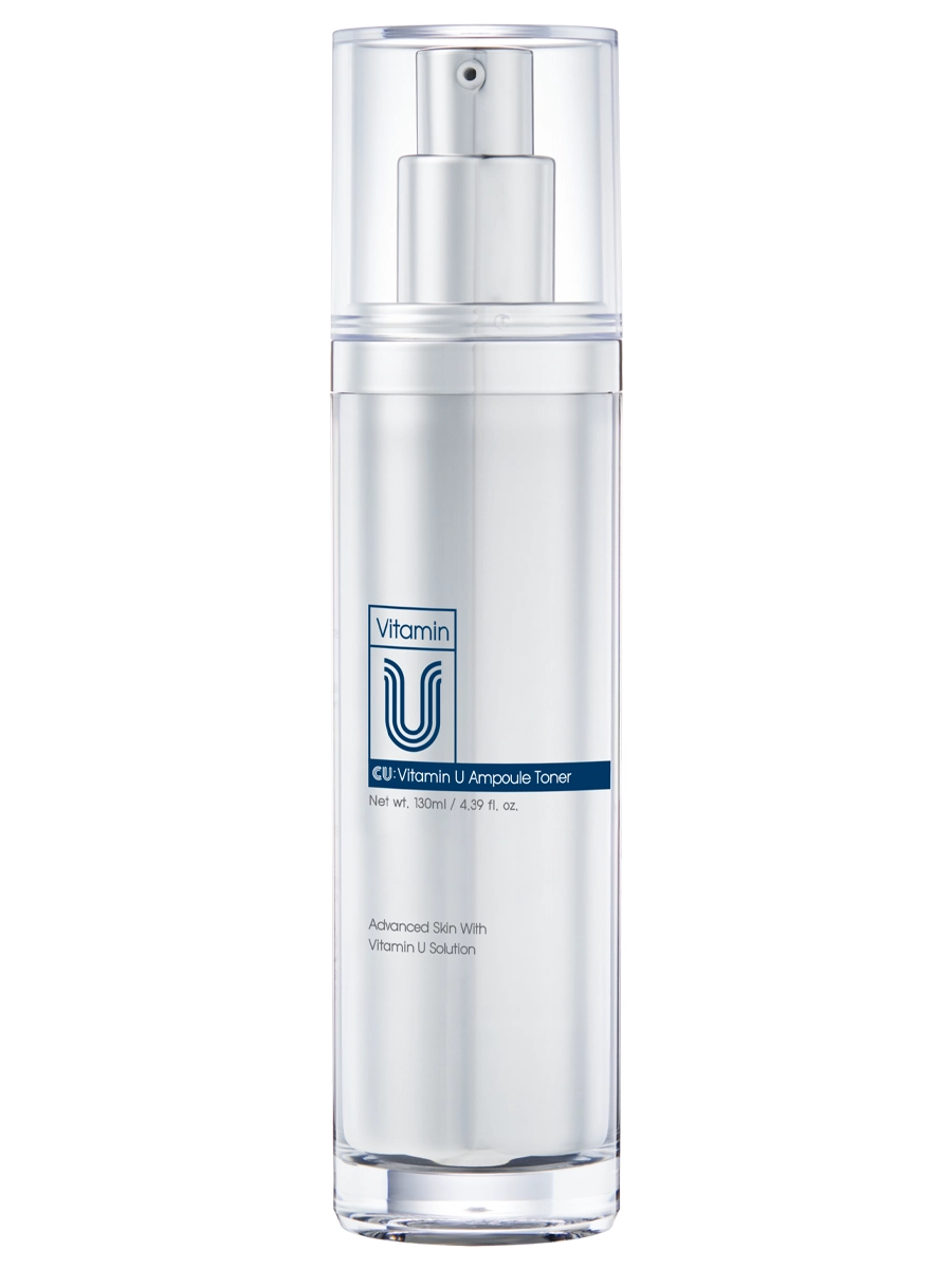 CU Skin Омолаживающий ампульный тонер с витамином U и пептидами Vitamin U Ampoule Toner 130 мл