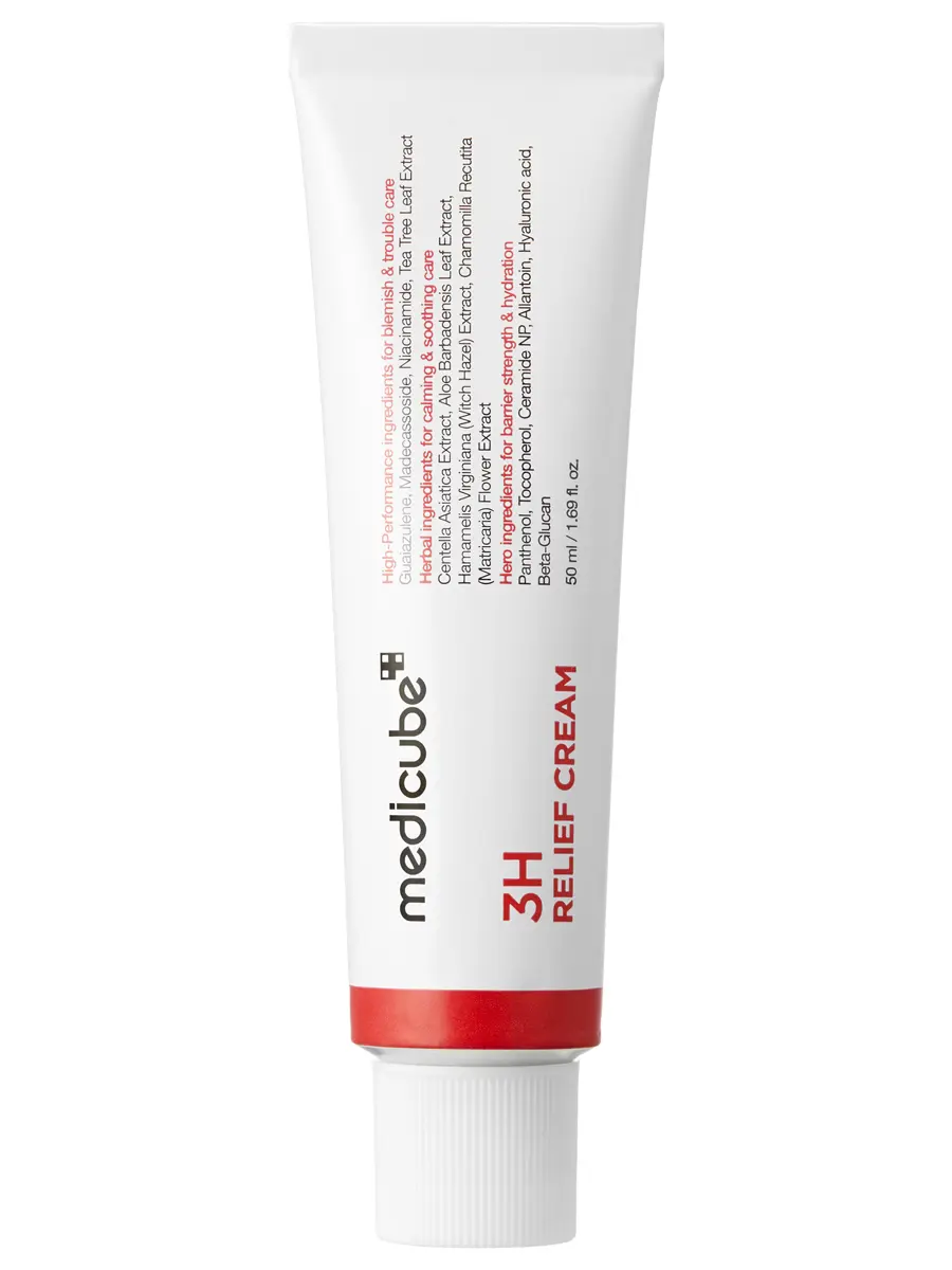 Medicube Успокаивающий крем для чувствительной и склонной к акне кожи 3H Relief Cream 50 мл