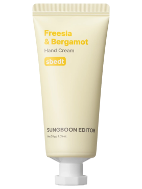 Sungboon Editor Парфюмированный крем для рук – фрезия и бергамот Freesia & Bergamot Handcream 30 гр