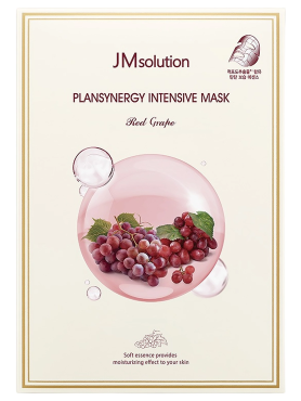 JMsolution Укрепляющая тканевая маска с красным виноградом Plansynergy Intensive Mask Red Grape 30 мл х 10 шт