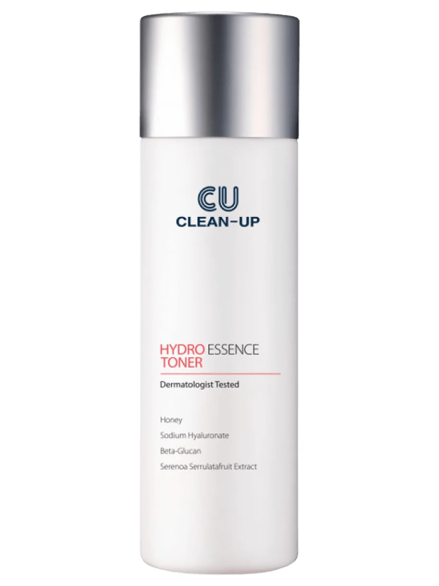 CU Skin Увлажняющий тонер-эссенция с бета-глюканом Clean-up Hydro Essence Toner 200 мл