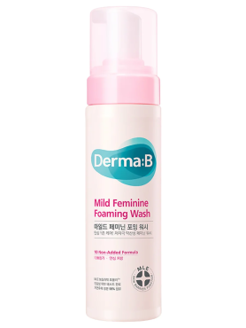 Derma:B Слабокислотная очищающая пенка для интимной гигиены Mild Feminine Foaming Wash 200 мл