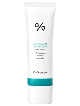 Dr. Ceuracle Солнцезащитный успокаивающий гель с центеллой SPF50 Cica Regen Vegan Sun 50 мл