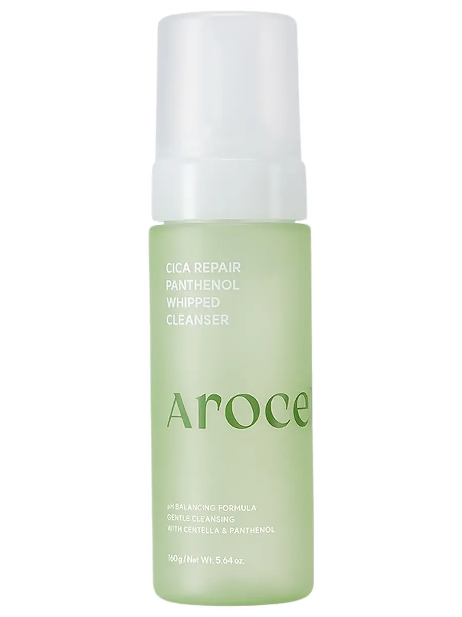 Arocell Двухфазная очищающая пенка с центеллой и пантенолом Cica Repair Panthenol Whipped Cleanser 160 гр