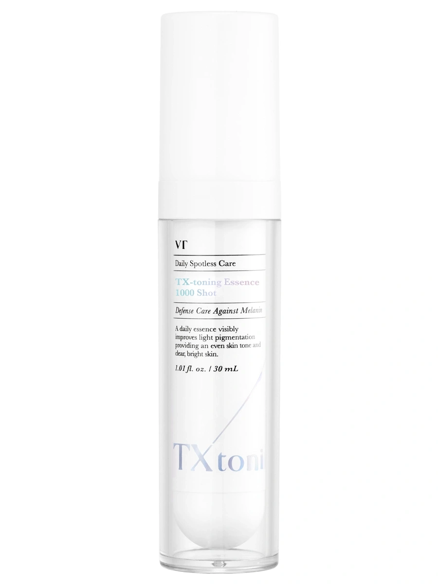 VT Cosmetics Осветляющая эссенция с 6% транексамовой кислоты против пигментации TX-Toning Essence 1000 Shot 30 мл