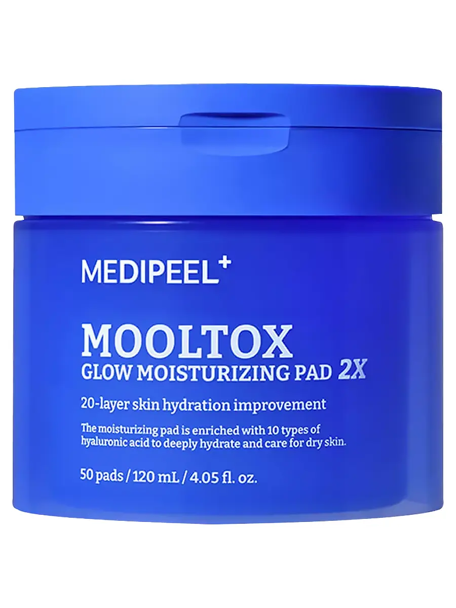 Medi-Peel Тонер-пэды для глубокого увлажнения кожи Mooltox Glow Moisturizing Pad 2X 50 шт