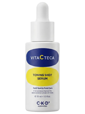 CKD Ампульная сыворотка с витамином С и спикулами Vita C Teca Toning Shot Serum 30 мл