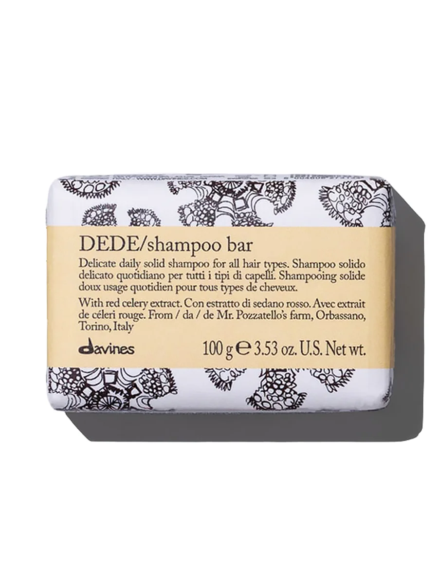 Davines Твёрдый шампунь для деликатного очищения волос DEDE Shampoo Bar 100 гр