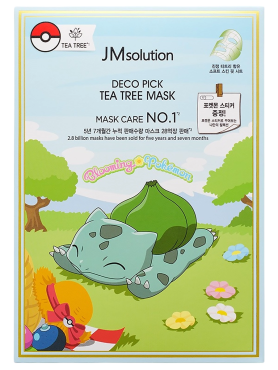 JMsolution Противовоспалительная тканевая маска с чайным деревом Deco Pick Tea Tree Mask 30 мл х 10 шт