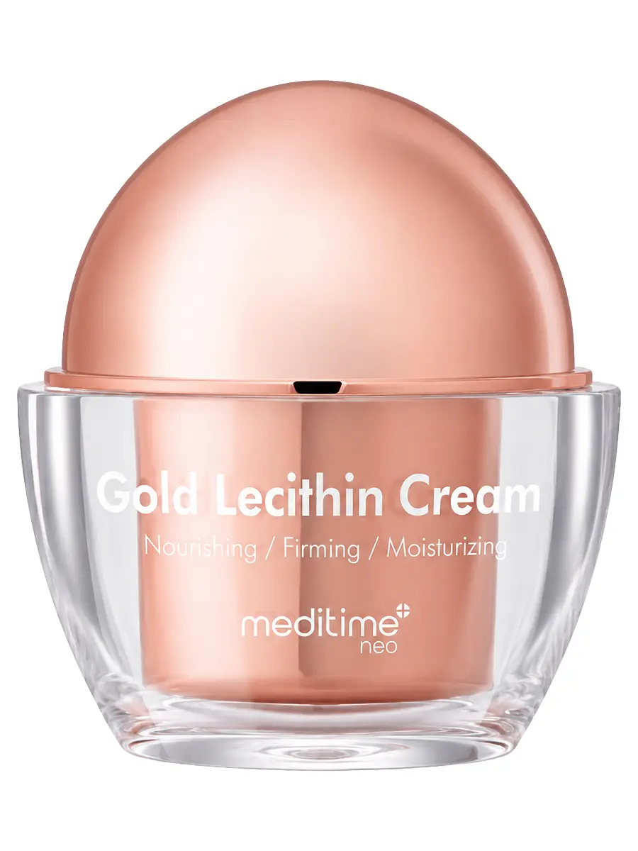 Meditime Омолаживающий питательный крем для лица с лецитином и золотом NEO Gold Lecithin Cream 50 мл
