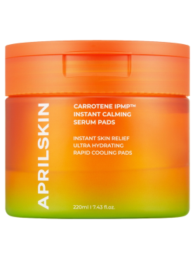 APRILSKIN Успокаивающие тонер-пэды с бета-каротином Carrotene IPMP™ Instant Calming Serum Toner Pads 80 шт