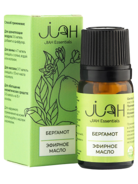 JIAH Essentials Эфирное масло «Бергамот» 10 мл