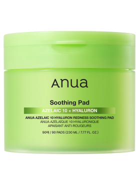 Anua Успокаивающие пэды с азелаиновой кислотой Azelaic Acid 10 Hyaluron Redness Soothing Pad 90 шт