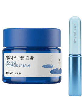 Round Lab Бальзам для губ с березовым соком + кисть для нанесения Birch Juice Moisturizing Lip Balm 20 гр