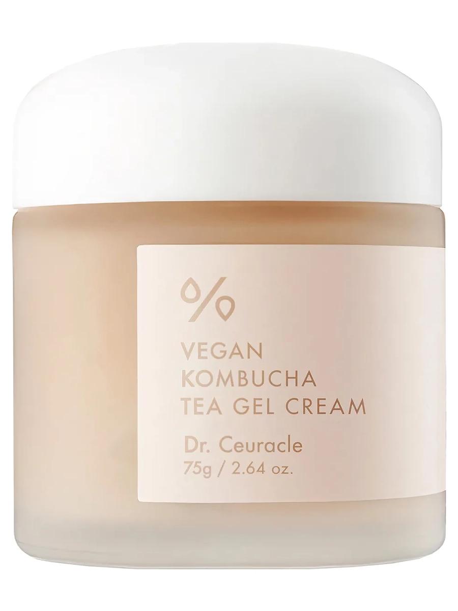 Dr. Ceuracle Гель-крем с чаем комбуча Vegan Kombucha Tea Gel Cream 75 гр
