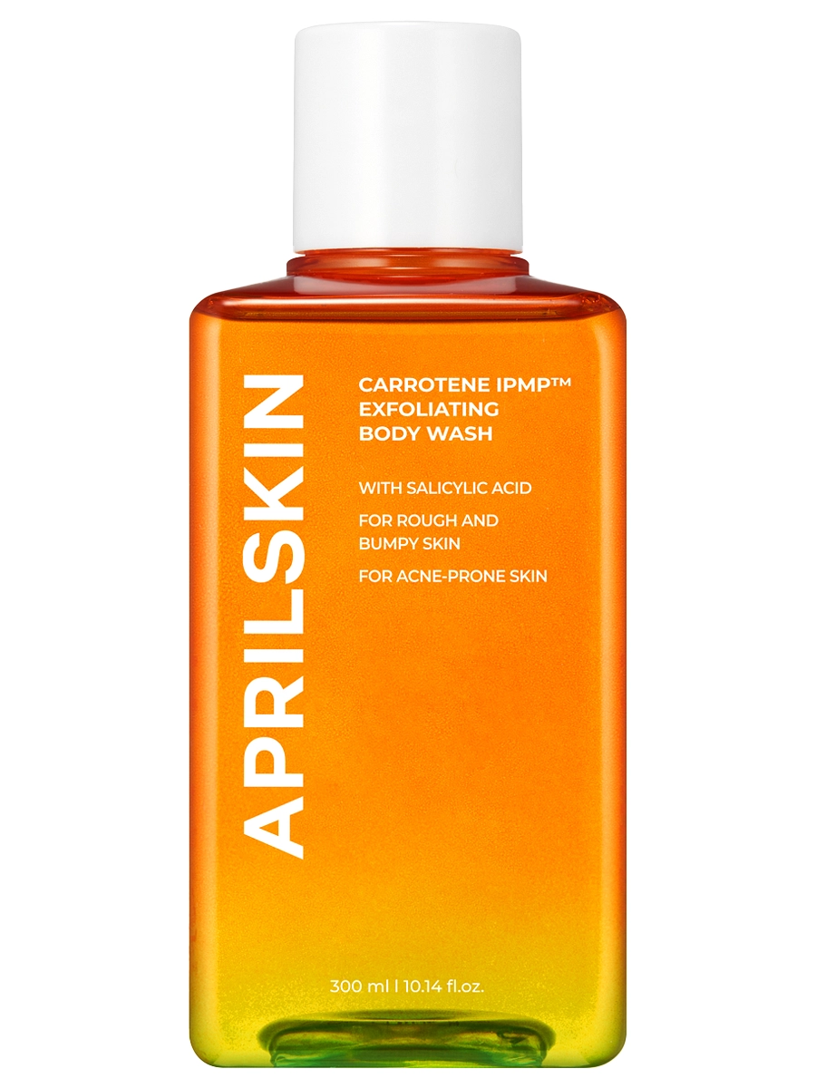 APRILSKIN Противовоспалительный гель для душа для проблемной кожи Carrotene IPMP™ Exfoliating Body Was 300 мл