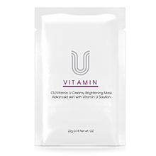CU Skin Тканевая маска для сияния кожи Vitamin U Creamy Brightening Mask 22 гр