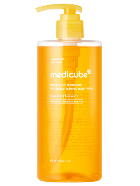 Medicube Осветляющий гель для душа с койевой кислотой Kojic Acid Turmeric Vita Brightening Body Wash 400 мл
