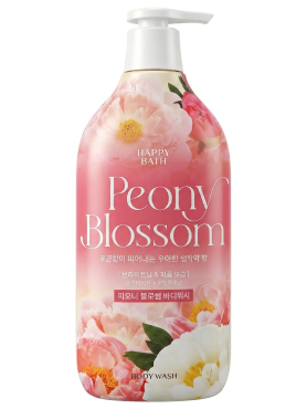 Happy Bath Гель для душа с ароматом пиона Peony Blossom Body Wash 900 мл