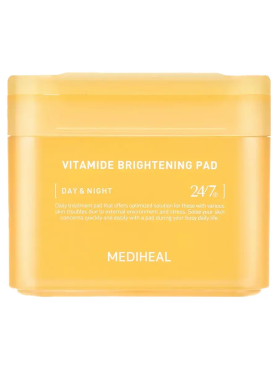 Mediheal Осветляющие тонер-пэды с комплексом витаминов Vitamide Brightening Pad 100 шт