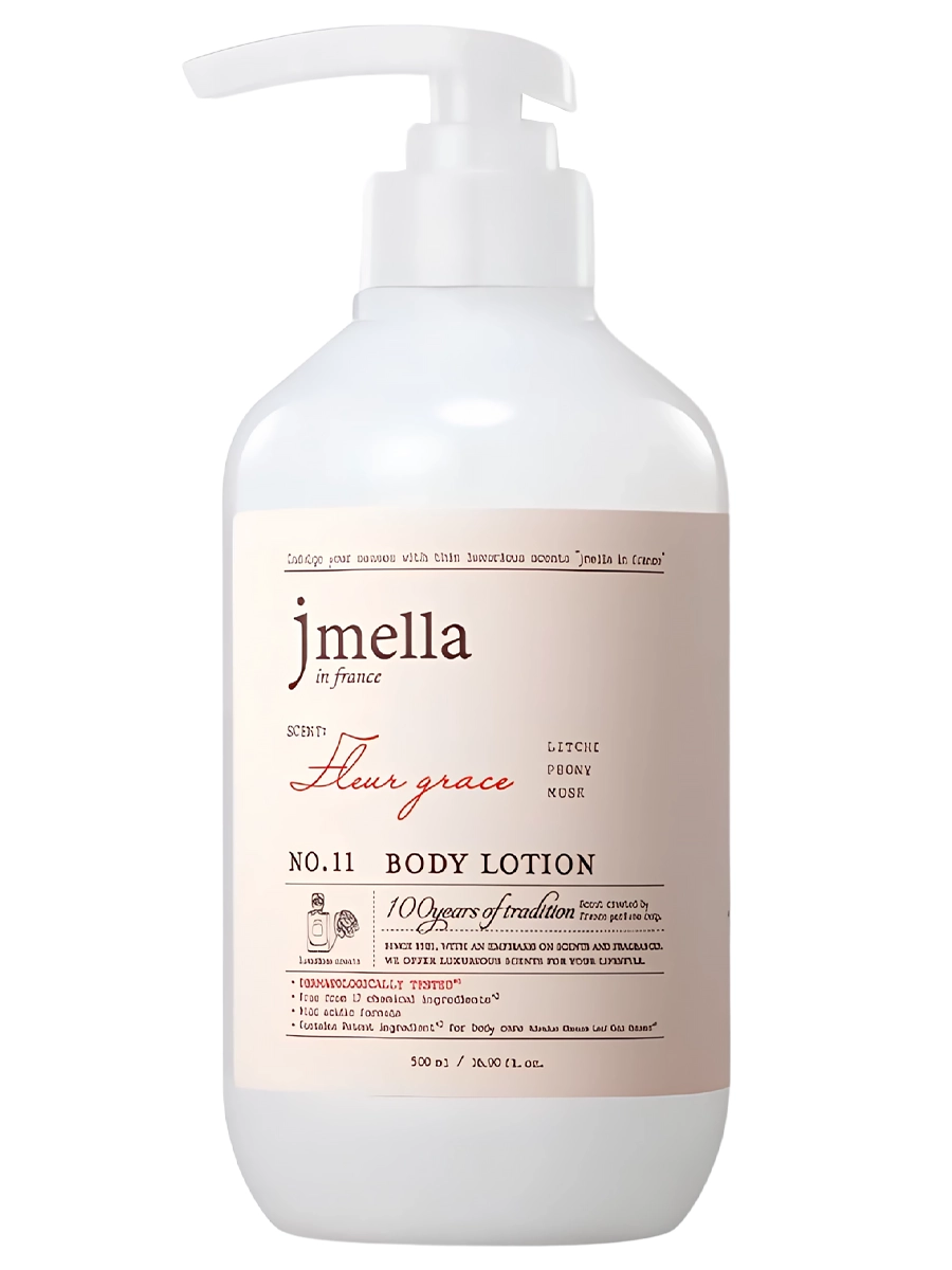 Jmella Парфюмированный лосьон для тела – личи, пион, мускус In France Fleur Grace Body Lotion 500 мл