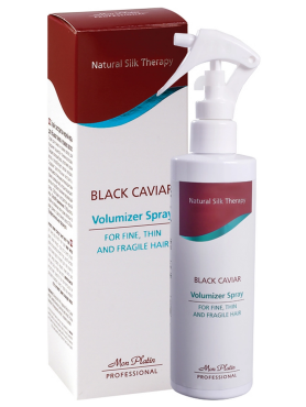Mon Platin Professional Спрей для объёма волос Black Caviar Hair Spray Shine & Protect 125 мл