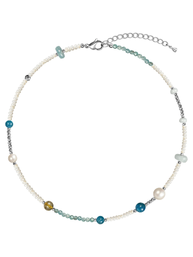 You jewel Чокер Light Blue