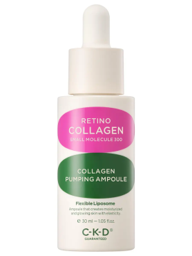 CKD Липосомальная лифтинг-ампула с ретиналем и коллагеном Retino Collagen Small Molecule 300 Collagen Pumping Ampoule 30 мл