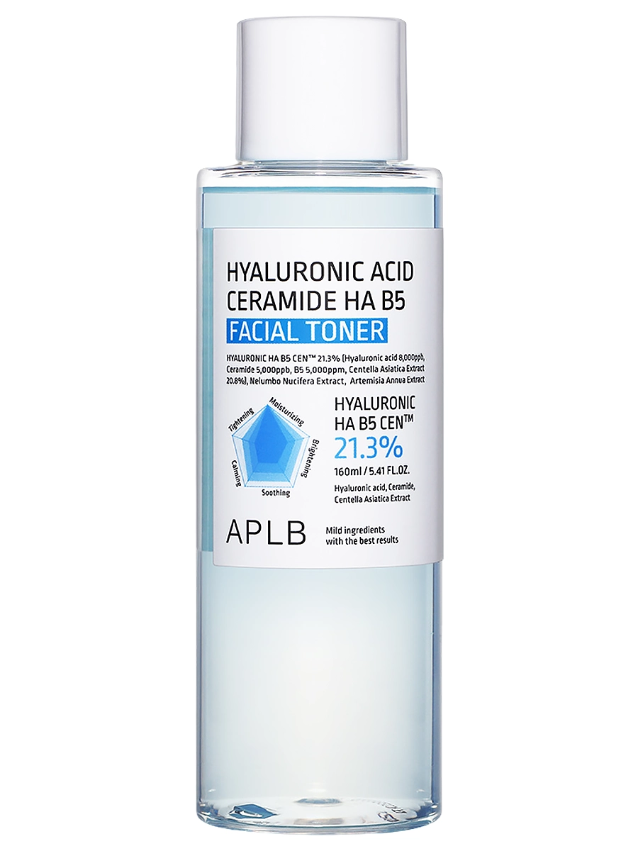 APLB Увлажняющий тонер с керамидами и пантенолом Hyaluronic Acid Ceramide HA B5 Facial Toner 160 мл