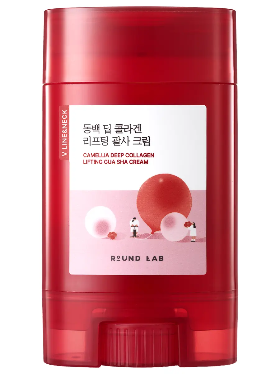 Round Lab Подтягивающий крем-гуаша с экстрактом камелии и коллагеном Camellia Deep Collagen Lifting Gua Sha Cream 60 мл