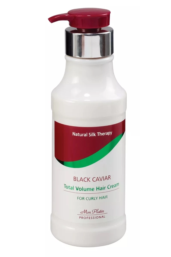 Mon Platin Professional Крем для кудрявых волос 3-в-1 Black Caviar Volume Hair Cream 400 мл