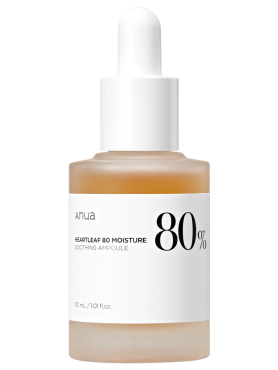 Anua Успокаивающая ампула на основе экстракта хауттюйнии Heartleaf 80% Moisture Soothing Ampoule 30 мл
