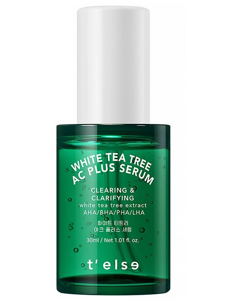 T'else Сыворотка с экстрактом белого чайного дерева и кислотами White Tea Tree AC Plus Serum 30 мл