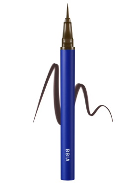 BBIA Водостойкая подводка для глаз – коричневый Never Die Brush Eyeliner – 02 Matte Brown 0.4 гр