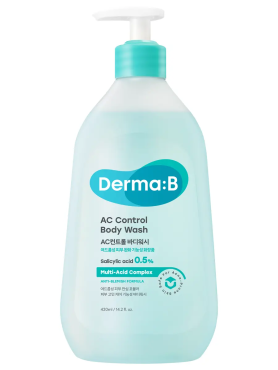 Derma:B Противовоспалительный гель для душа с салициловой кислотой AC Control Body Wash 420 мл
