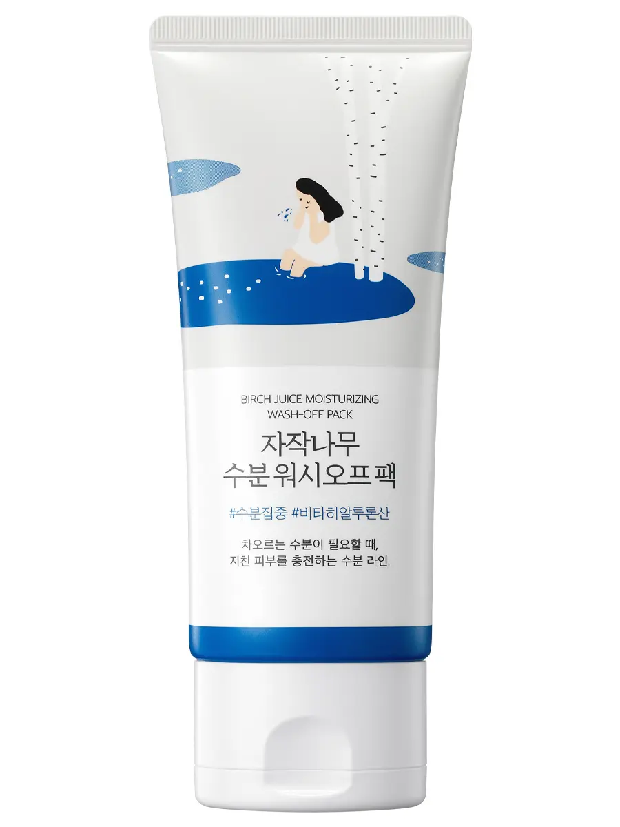 Round Lab Увлажняющая смываемая маска с березовым соком Birch Juice Moisturizing Wash Off Pack 80 мл