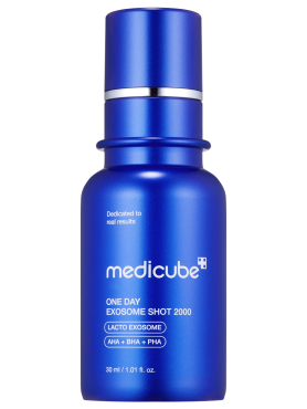 Medicube Сыворотка-бустер с экзосомами и спикулами для сужения пор One-Day Exosome Shot Pore Ampoule 2000 30 мл
