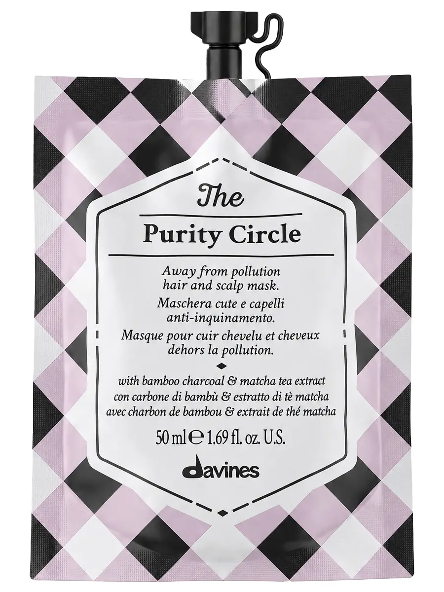 Davines Интенсивная маска-детокс для свежести и сияния волос The Purity Circle 50 мл