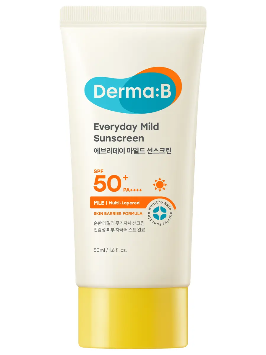 Derma:B Ежедневный нежный солнцезащитный крем Everyday Mild Sunscreen SPF50+ PA++++ 50 мл