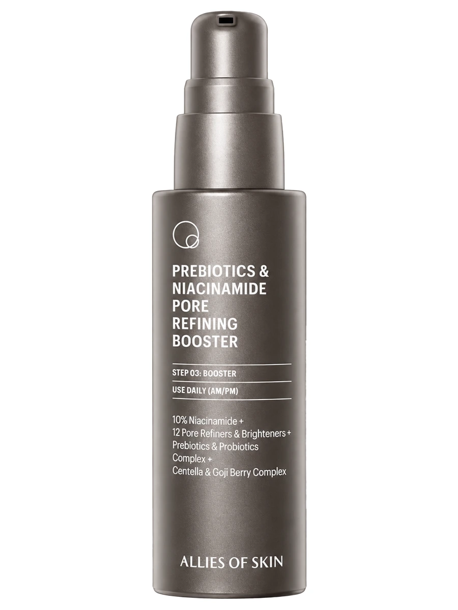 Allies of Skin Сыворотка-бустер с пребиотиками и ниацинамидом для сужения пор Prebiotics & Niacinamide Pore Refining Booster 50 мл