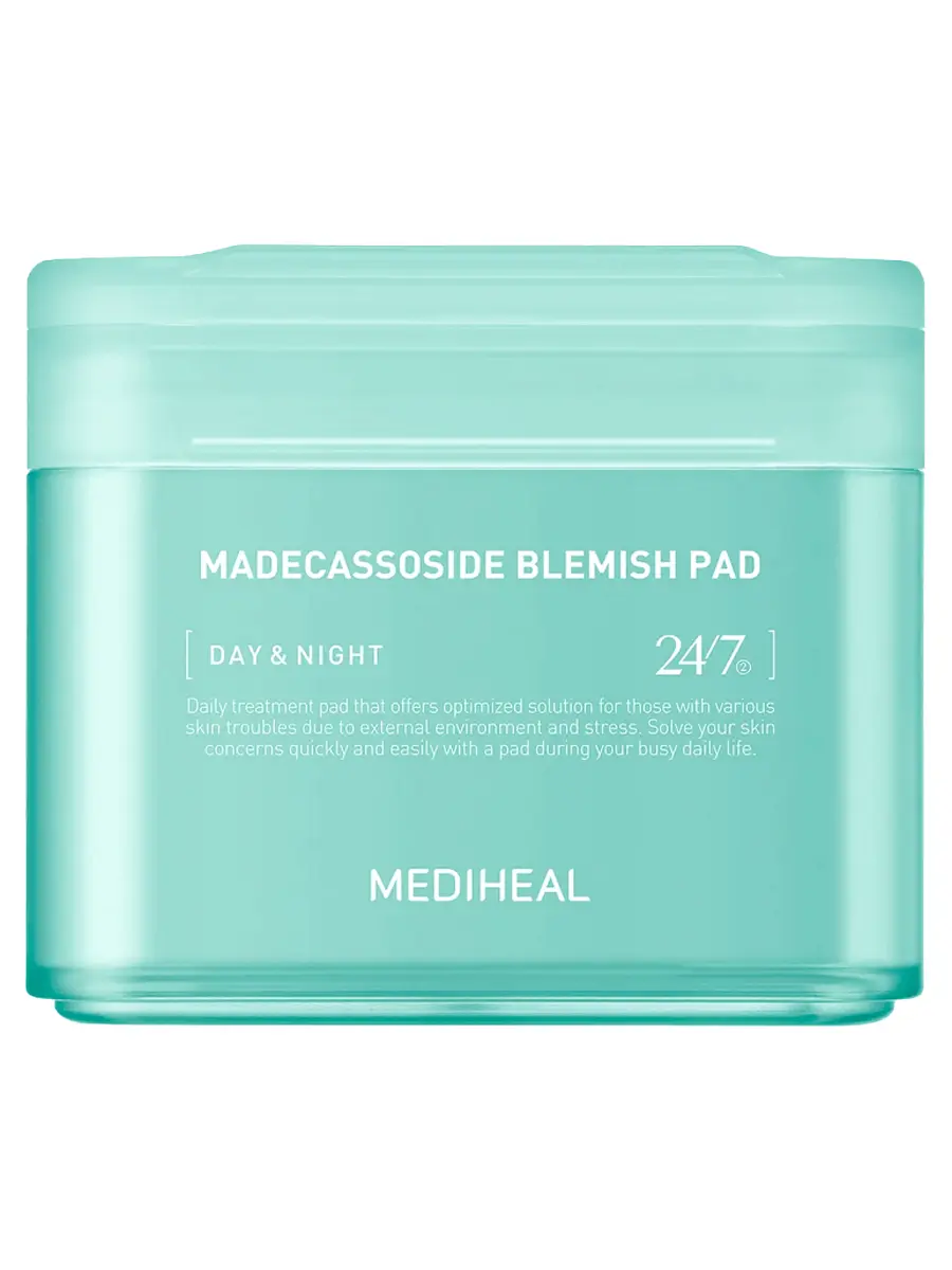 Mediheal Успокаивающие тонер-пэды с мадекассосидом Madecassoside Blemish Pad 100 шт