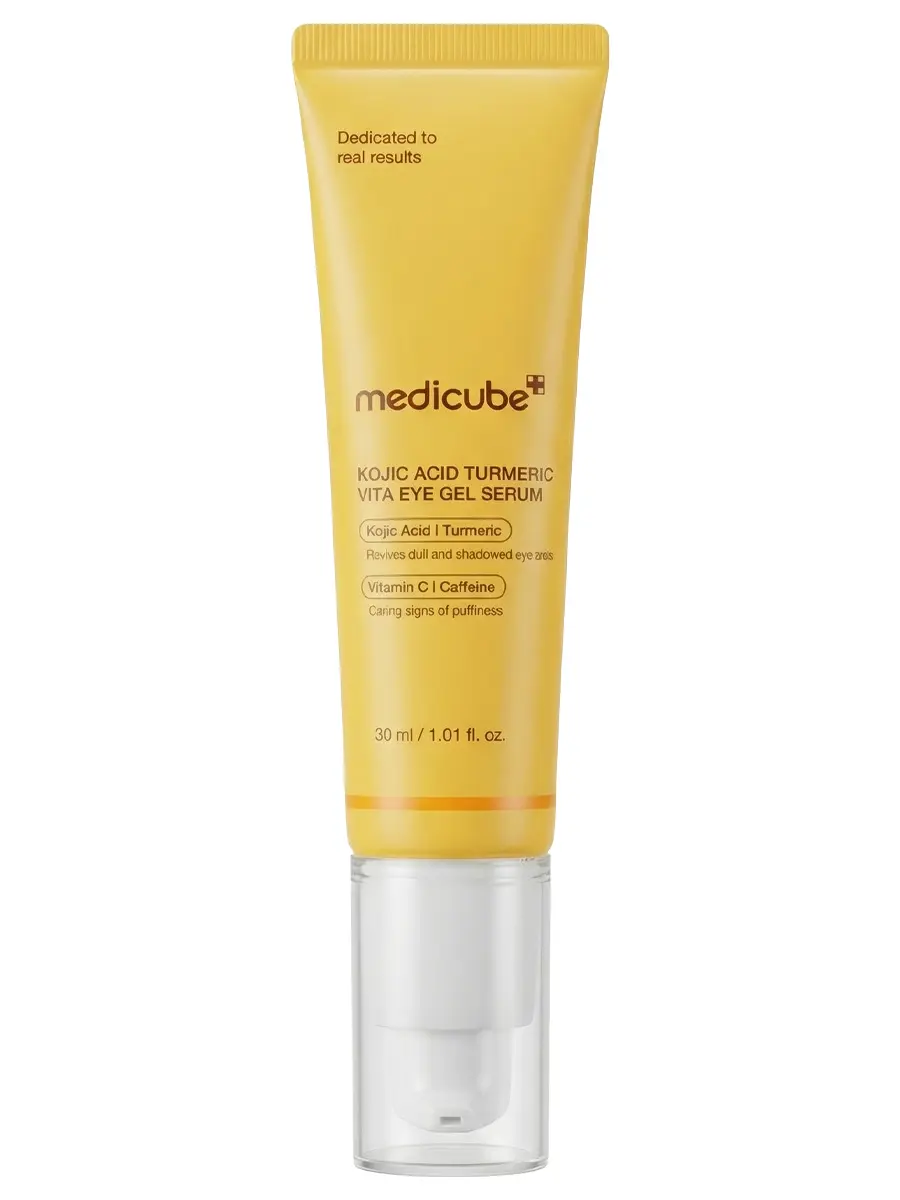 Medicube Осветляющая сыворотка для глаз с койевой кислотой Kojic Acid Turmeric Vita Eye Gel Serum 30 мл