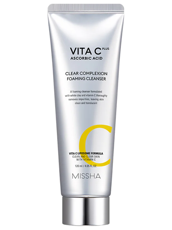 Missha Очищающая пенка с витамином С против пигментации Vita C Plus Сlear Complection Cleansing Foam 120 мл